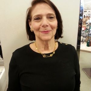 Linen & metallic shorts